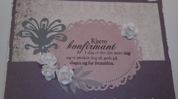 Tekst i konfirmasjonskort