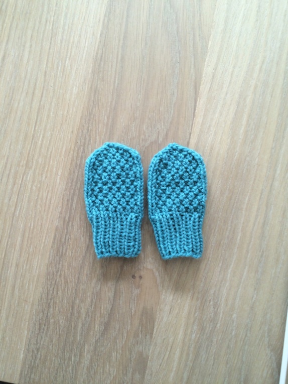 Babyvotter Perlestrikk