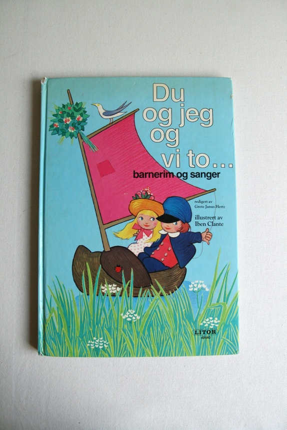 "Du og jeg og vi to" barnebok med fine illustrasjoner - Epla