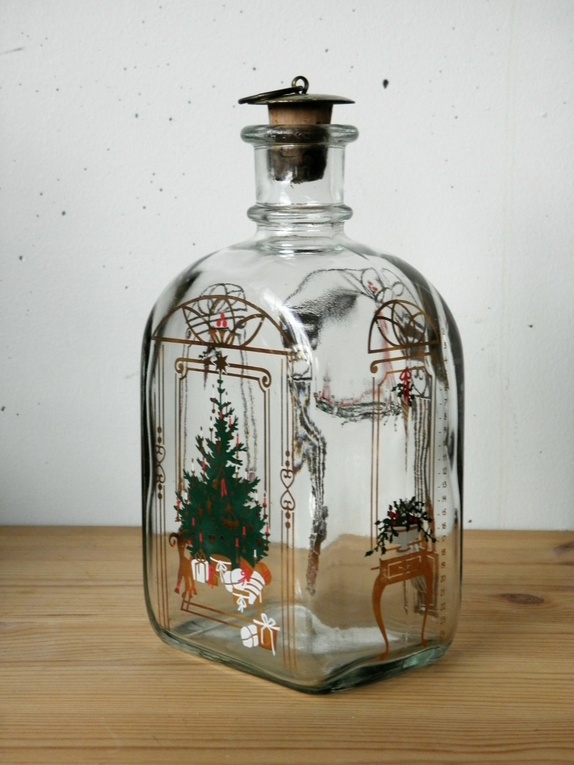 Holmegaard- Danmark- Juleflaske 1985 - Epla Holmegaard- Danmark- Juleflaske 1985 - Epla