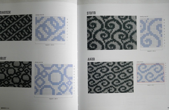 Mønsterstrikk- 200 mønstre i to farger - Epla