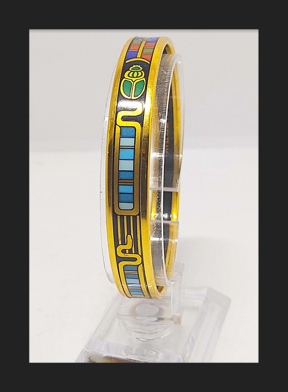 Bracelet Michaela Frey Egypte - En Métal Plaqué Or Jaune, Occasion, Style Ethnique