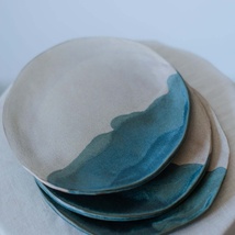 Coupe Middagstallerken | Håndlaget 18cm Keramikk-tallerken | Sett -4