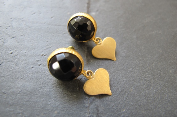 Salg! Sort jade med hjerte - Epla