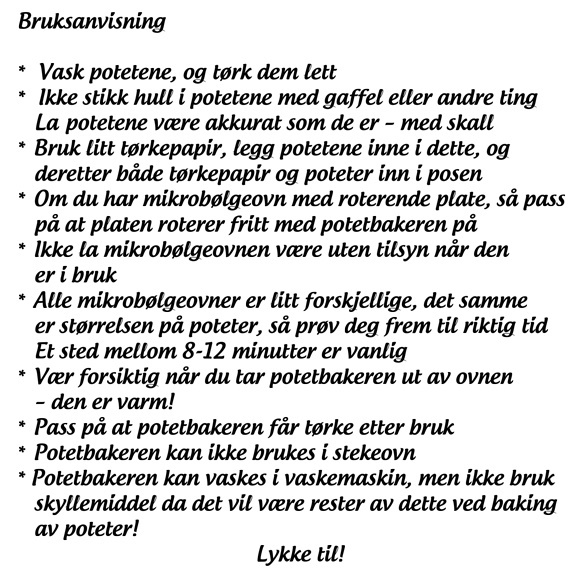 Potetkake Presentasjon